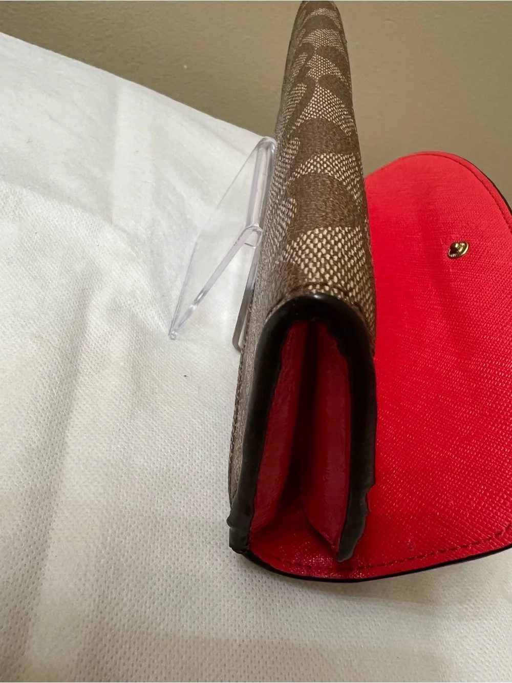 Coach Signature Canvas Long Wallet